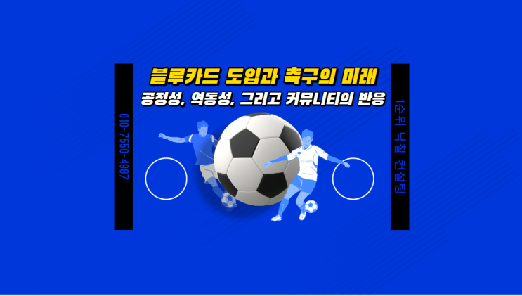  블루카드 도입과 축구의 미래 공정성, 역동성, 그리고 커뮤니티의 반응
