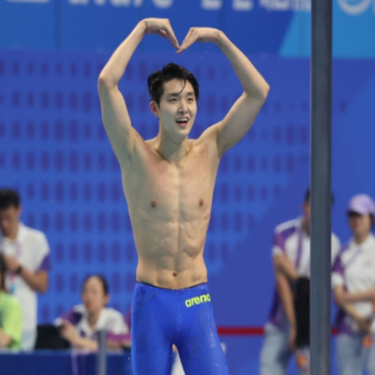김우민 수영 세계선수권 남자 400M 예선 3위로 결승진출, 첫 세계선수권 메달을 노린다!!(수영 김우민, 아시안게임 3관왕, 2월 12일 새벽 1시 결승전 3번 레인)