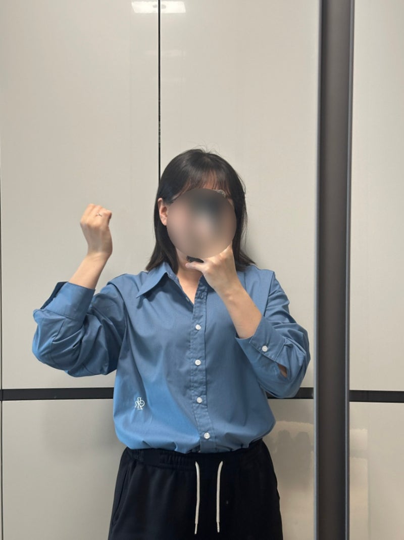 시티브리즈 링클프리 베이직셔츠 인디블루