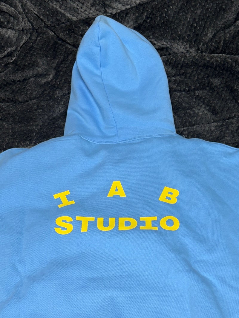 【IAB STUDIO】 IAB Studio Hoodie Sky Blue Lemon 아이앱 스튜디오 후드 스카이 블루 레몬 | IAB Studio | KREAM