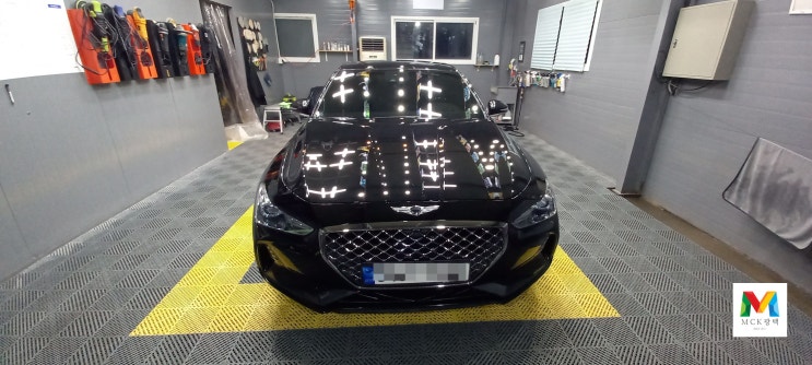  화성 봉담읍 제네시스 G70 수성광택 유리막코팅