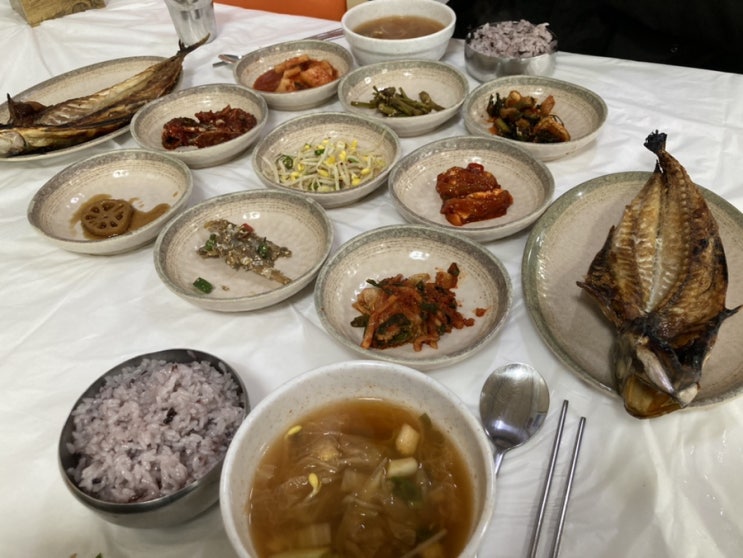  [서산]서산 여행 고등어구이 맛집 쉼터식당 / 간월도 카페간월 다녀온 후기