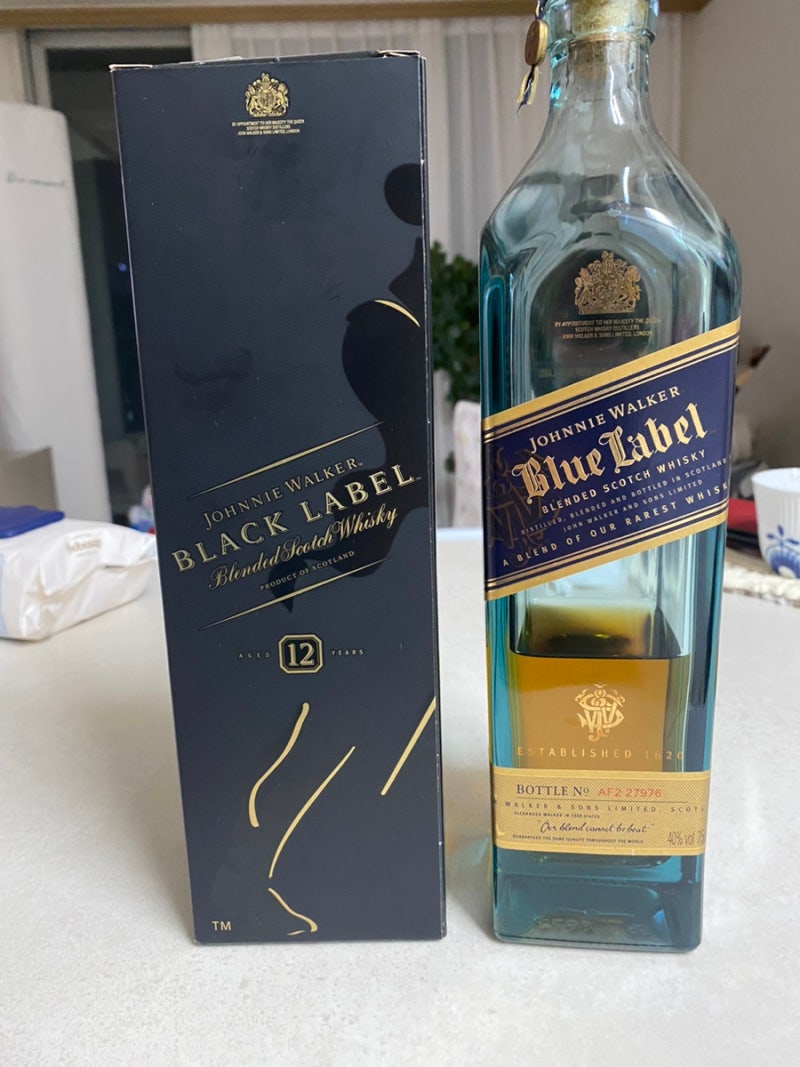 조니워커 블랙라벨 후기 feat 블루 : 네이버 블로그
