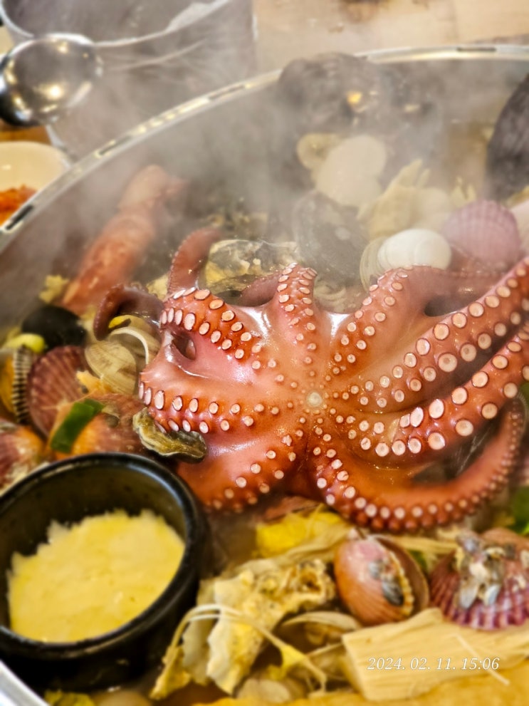  인천 서구 루원시티 맛집. 택이네조개전골 가정점.