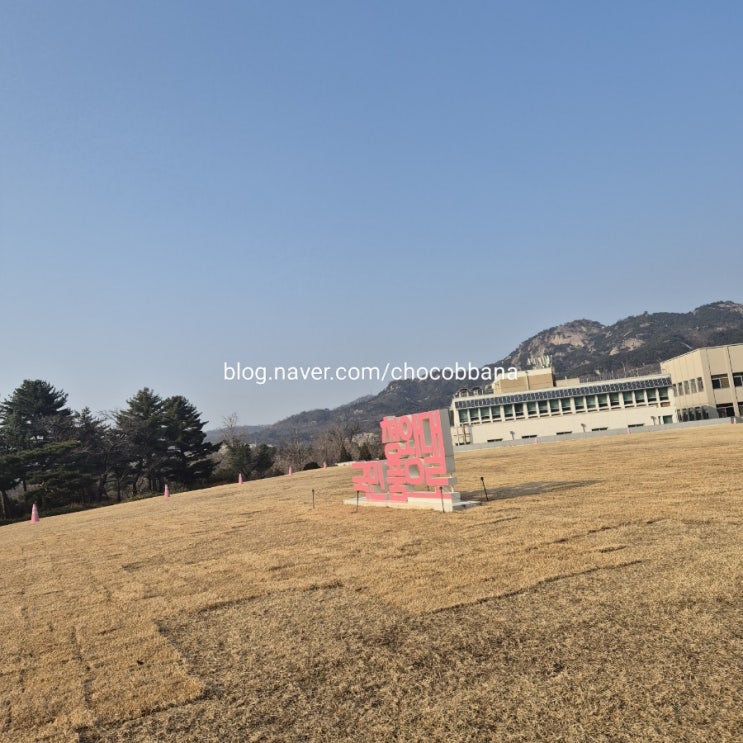  설날 명절연휴 청와대랑 경복궁 관람 무료입장