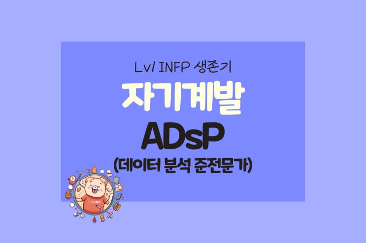 INFP(인프피) 자기 계발 - 비전공자 ADsP 도전