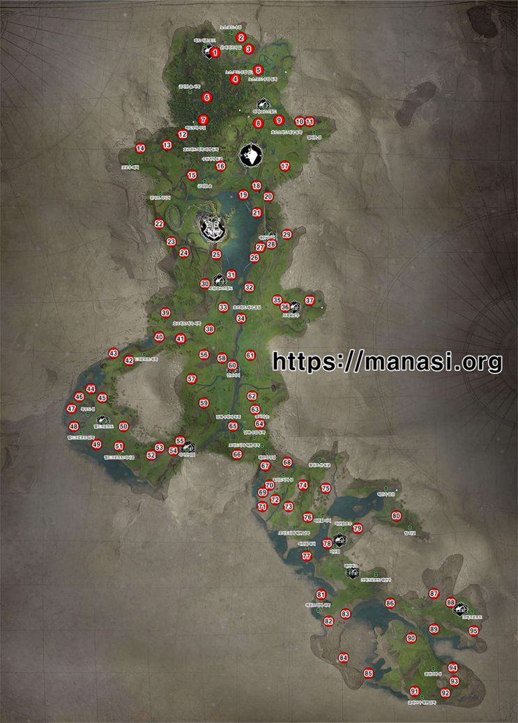 호그와트 레거시 – 멀린의 시험 위치 및 공략 지도 ( 호그와트 레거시 지도 / 통합 지도 )