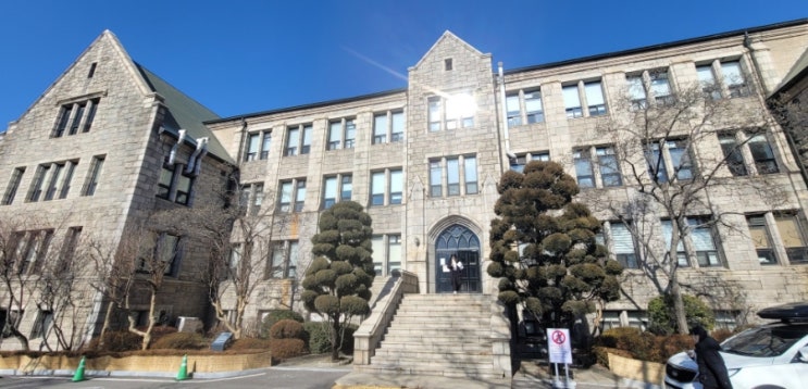  서울 서대문구 이화 여자대학교[이화여대] 인테리어,시스템 에어컨 변색으로 인한 에어컨 도색