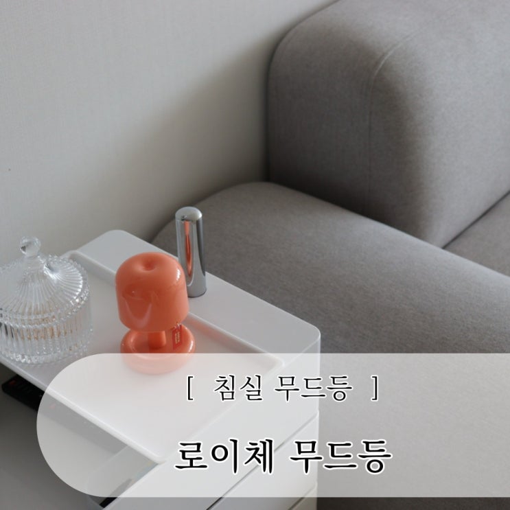 로이체 무드등 귀염뽀짝 무선 터치 침실무드등