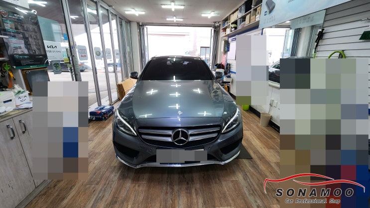  벤츠c클래스 w205 유무선 애플 카플레이 안드로이드 오토 장착