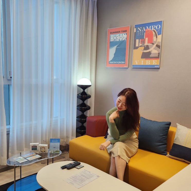  부산역 근처 호텔 래디언트 남포 스위트룸 4인 투숙