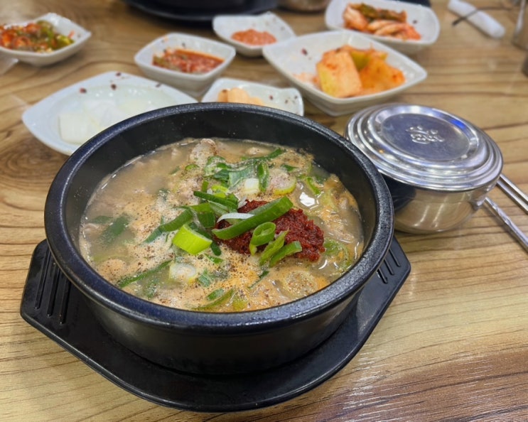  용인 중앙시장 용인순대 곱창 듬뿍 들어간 인생 순대국