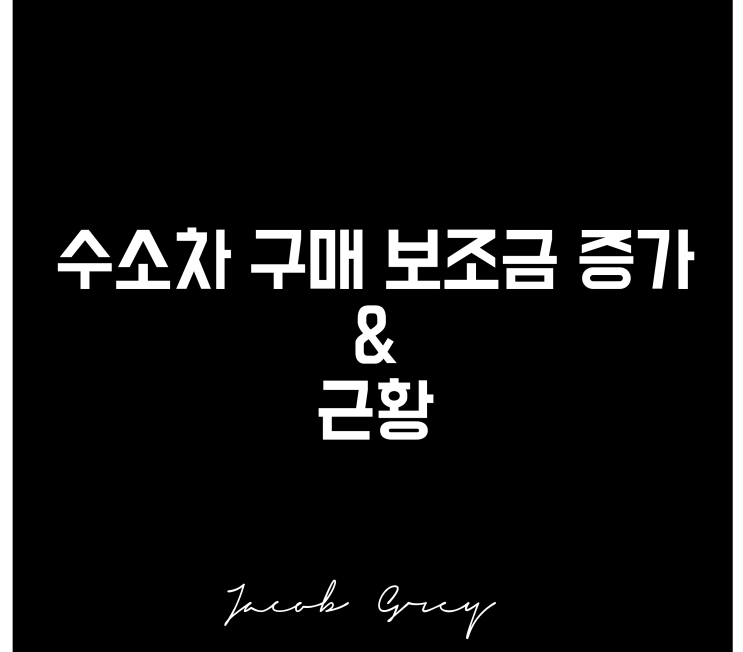  수소차 보조금 지원, 수소충전소 & 중고차