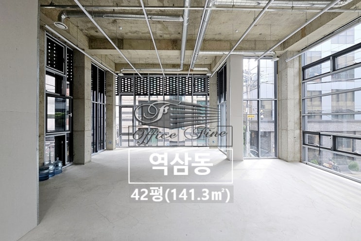 강남 사무실 역삼동 신축 건물 신논현역 층고 5미터 사무실 42평(141.3)