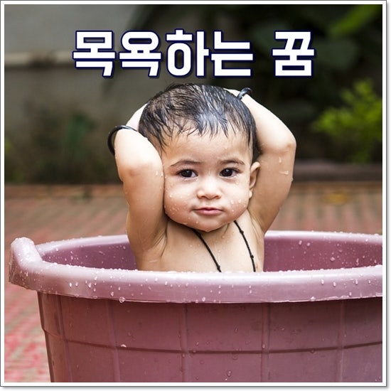 목욕하는 꿈 해몽 욕조물 넘치는꿈 의미 보기