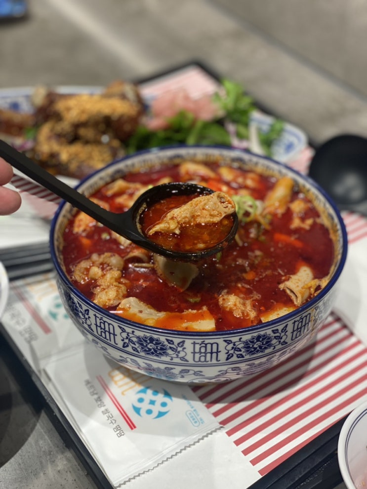  인천 롯데백화점 맛집 땀땀 소곱창 쌀국수 콤보B세트