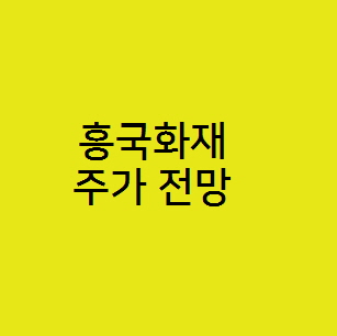  흥국화재 주가 전망, 저 PBR 보험관련주