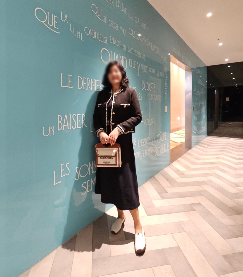 중년여성자켓 50대트위드자켓 중년여성하객룩 기품있게