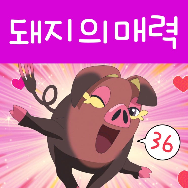  포켓몬스터 2023 리코와 로드의 모험 36화 퍼퓨돈 암컷 수컷 성별차이