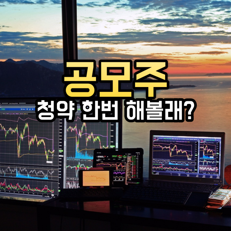  [공모주 청약 한번 해볼래?] 공모주 청약 순서 청약 전략 간단 정리