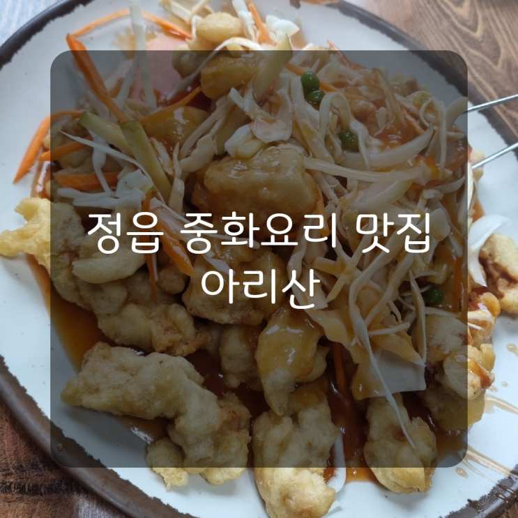  [정읍 맛집] 현지인이 자주가는 중화요리 맛집 '아리산'