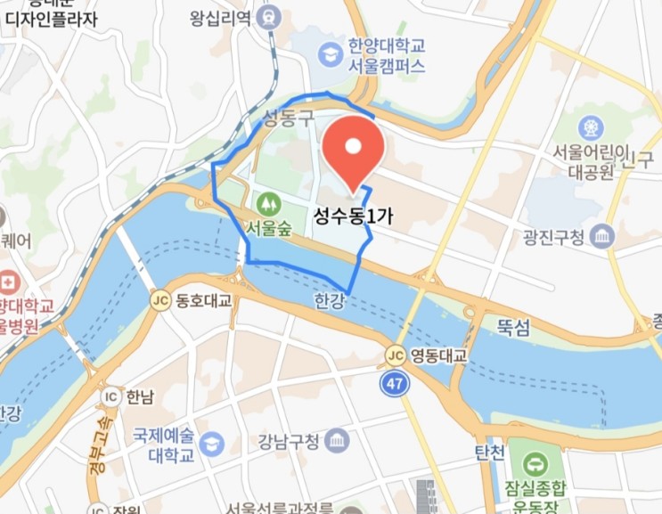 서울 성동구 성수동1가 아파트 실거래가 흐름 살펴보기