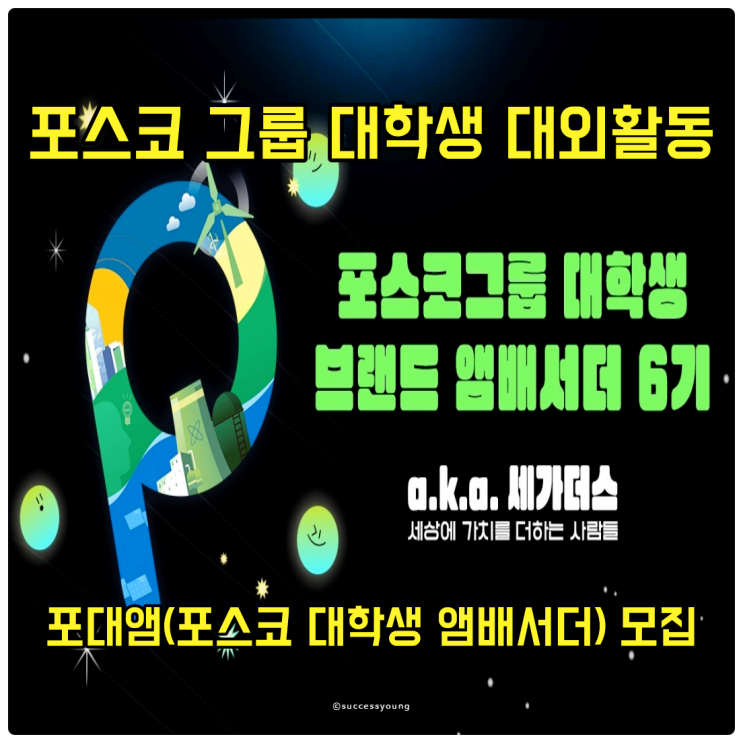  포스코 그룹과 함께하는 대학생 대외활동 : 앰버서더, 포대앰 살펴보기