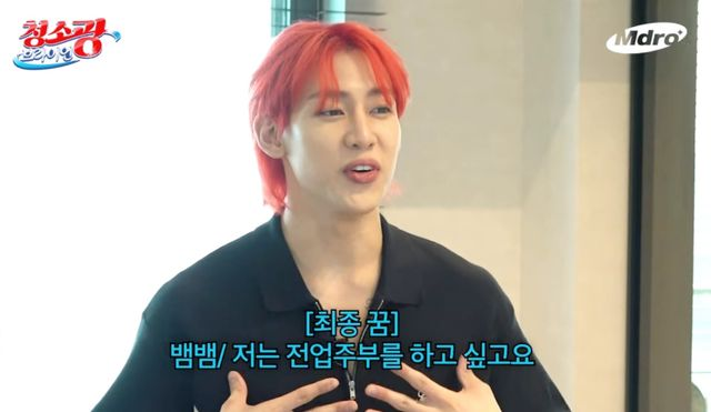 <b>뱀뱀</b> "꿈=전업주부…청소 포기할 만큼 사랑하면 결혼" (<b>청소광</b>)