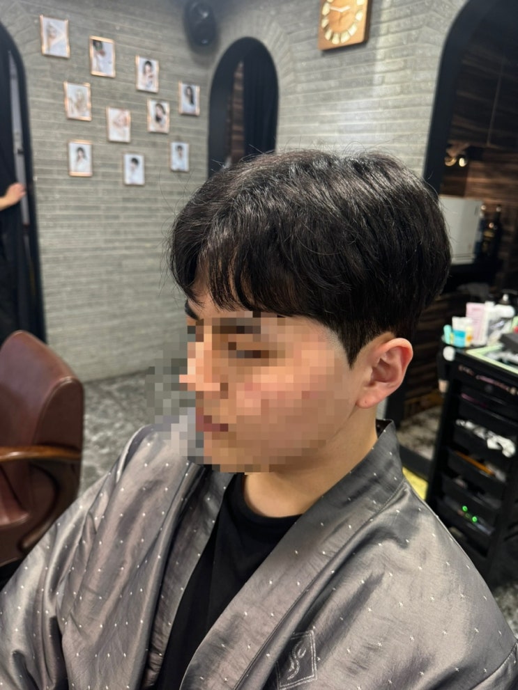  남성컷 다운펌 추천 샤로수길미용실 헤어더뷰