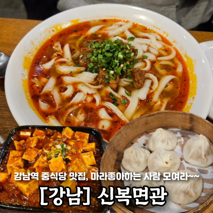 강남역 맛집 역삼역 점심 데이트하기 좋은 중식당, 신복면관