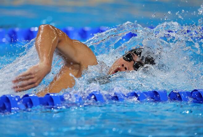 <b>황선우</b>, <b>자유형 200m</b> '금빛 역영'…세계선수권 3회 연속 메달