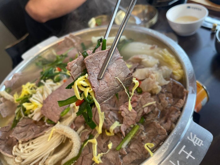 김포 맛집 수육전골과 갈비찜 샤브가 맛나는 가게