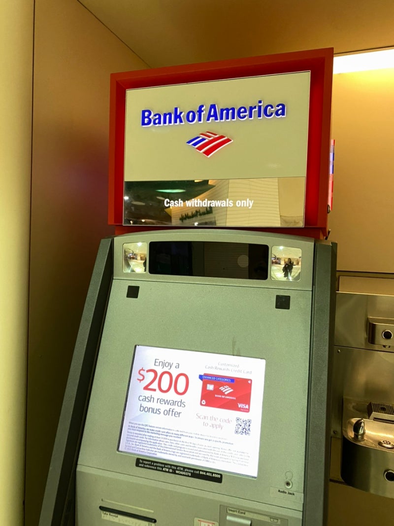 미국3주여행] 뱅크오브아메리카BOA 트래블월렛 ATM 현금인출 수수료 : 네이버 블로그