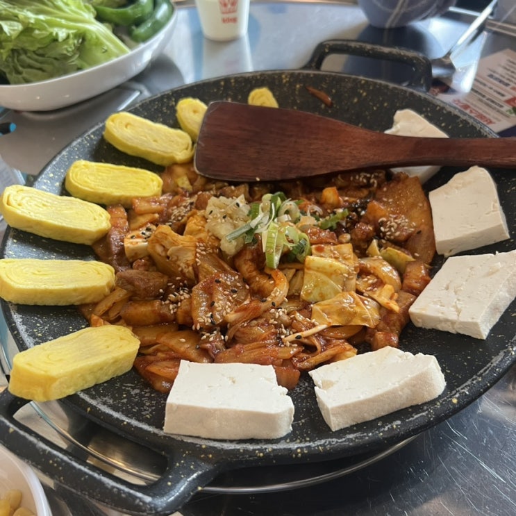  화성 봉담 돼지김치 구이 맛도리집 삼산회관