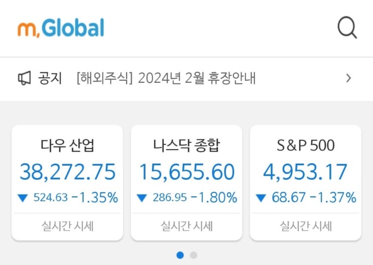  [미국주식] 오늘의 시황 (1월 기대 CPI 대비 상승)