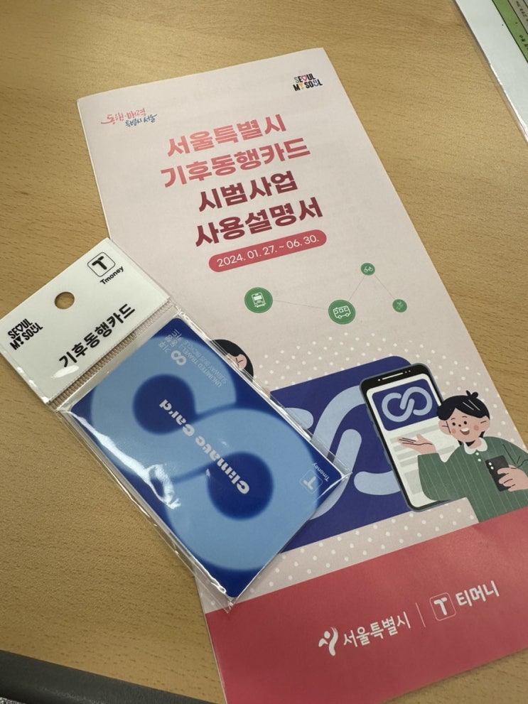  기후동행카드 사용설명서