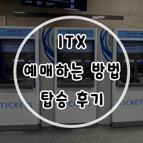 itx청춘열차 예매, 평내호평역-용산역 타는 법 탑승후기