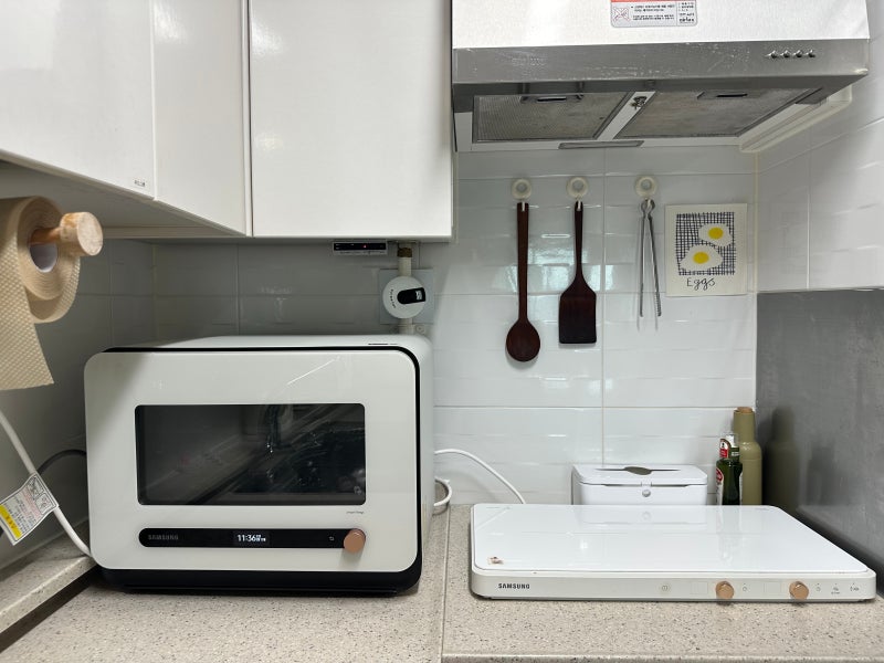 삼성 비스포크 큐커 멀티오븐 22L , MO22A7797CW1 글램화이트