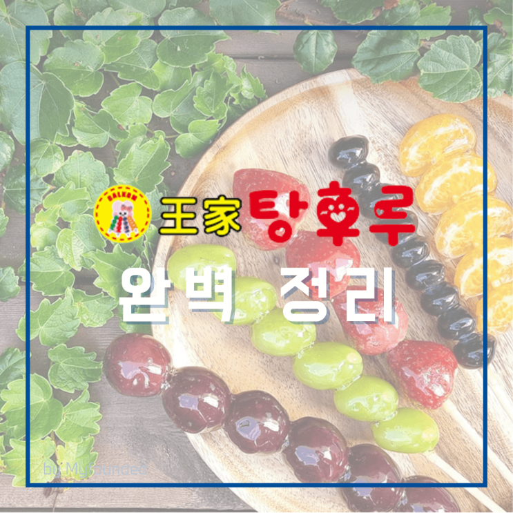 탕후루 프랜차이즈 왕가탕후루 창업, 비용, 수익
