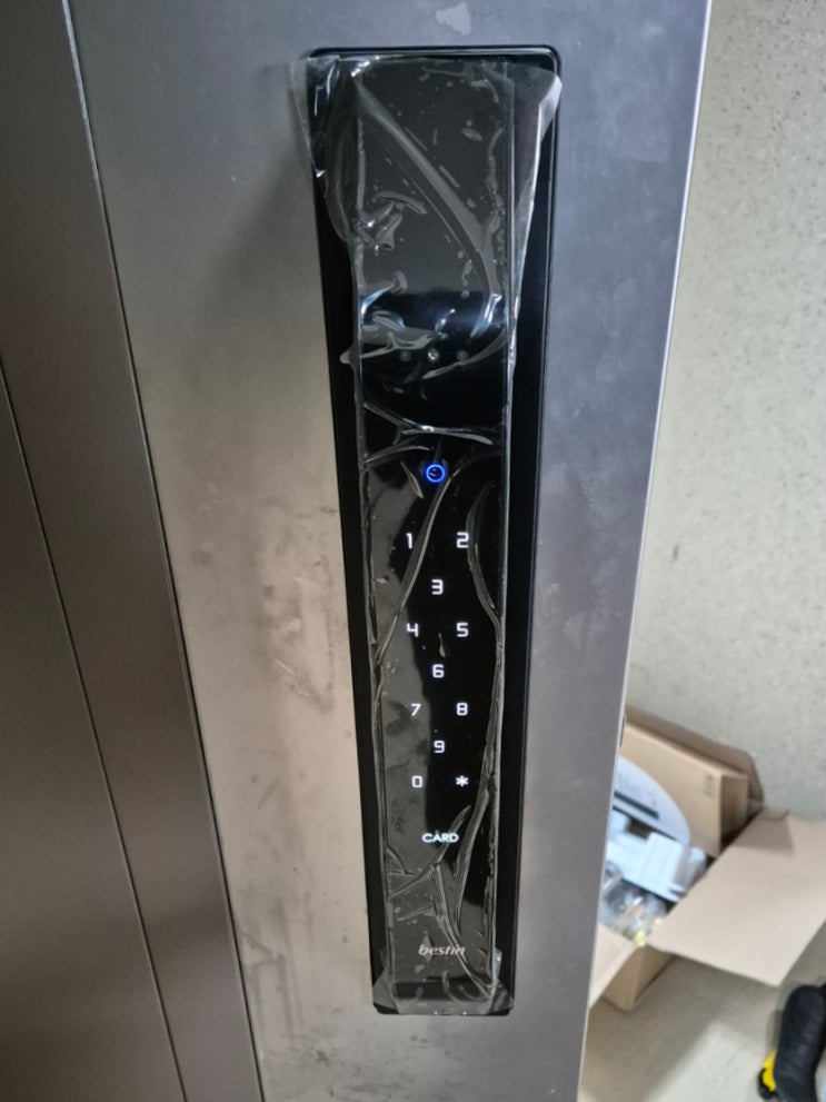  수원 정자동 수원sk스카이뷰 베스틴 도어락 IDL-401R 설치