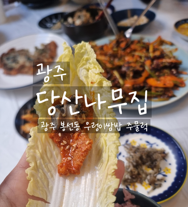  광주, 당산나무집 봉선동맛집 주물럭우렁쌈밥에 우렁회무침, 우렁탕까지 맛있게 한끼 먹자