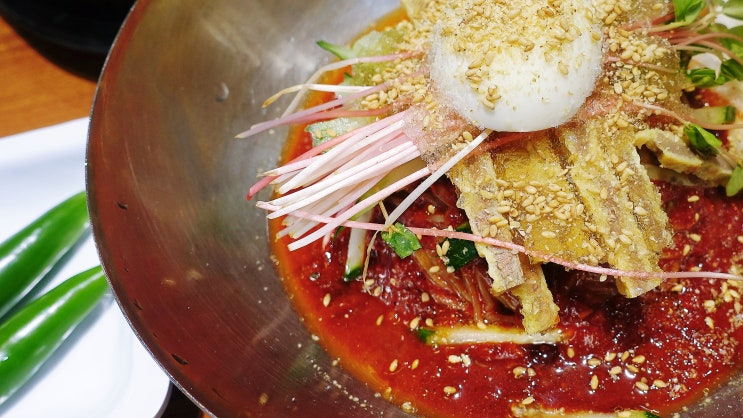  부산 해운대 밀면맛집 고메밀면 갈비탕 어묵칼국수