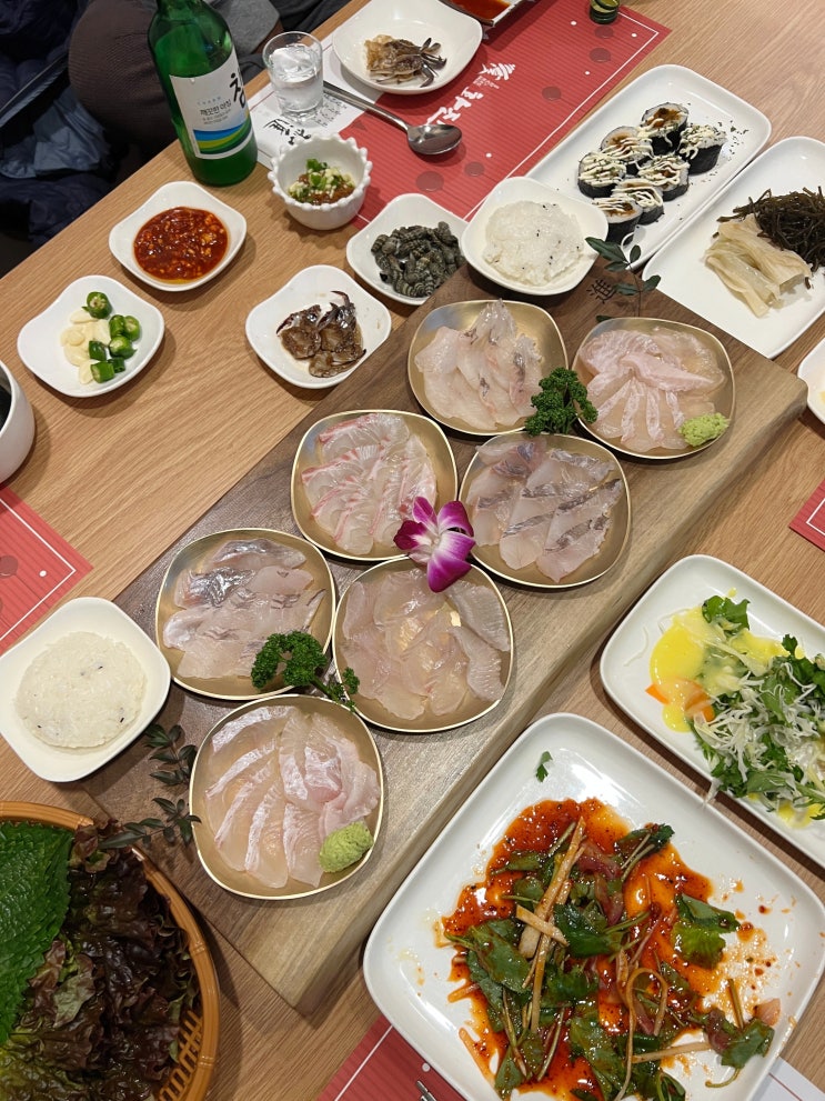 [대구대곡동맛집] 이미 유명한 대곡동 회 코스요리 찐맛집 "화진회초밥" 내돈내산 방문후기!!