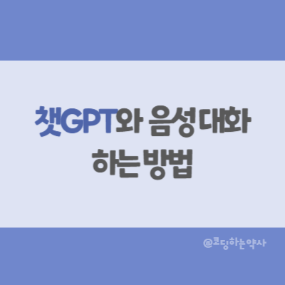  챗GPT 음성 대화 방법 - 앱 설치, 대화 진행 중 기능, 목소리 설정