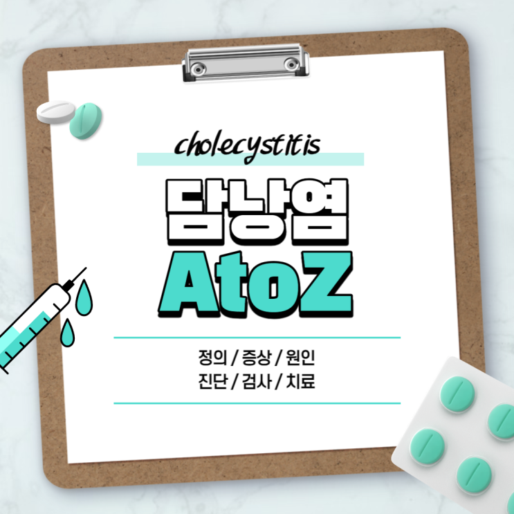 담낭염 A to Z 【#증상 #초기증상 #원인 #치료 #약 #급성 #만성 #무결석 #재발 #수술 #담석증 #통증 #황달】