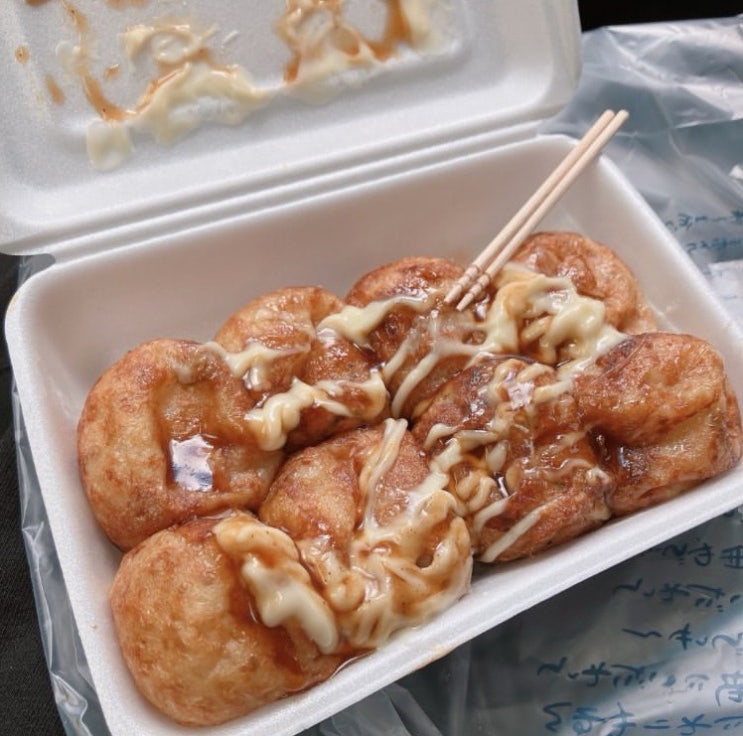  오사카 텐노지 타코야키 현지인 추천 야마짱 / BOSTON 함바그