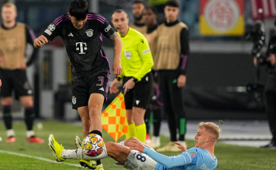 '<b>김민재</b> 풀타임' 뮌헨, <b>UCL 16강</b> 1차전서 라치오에 0대1 패