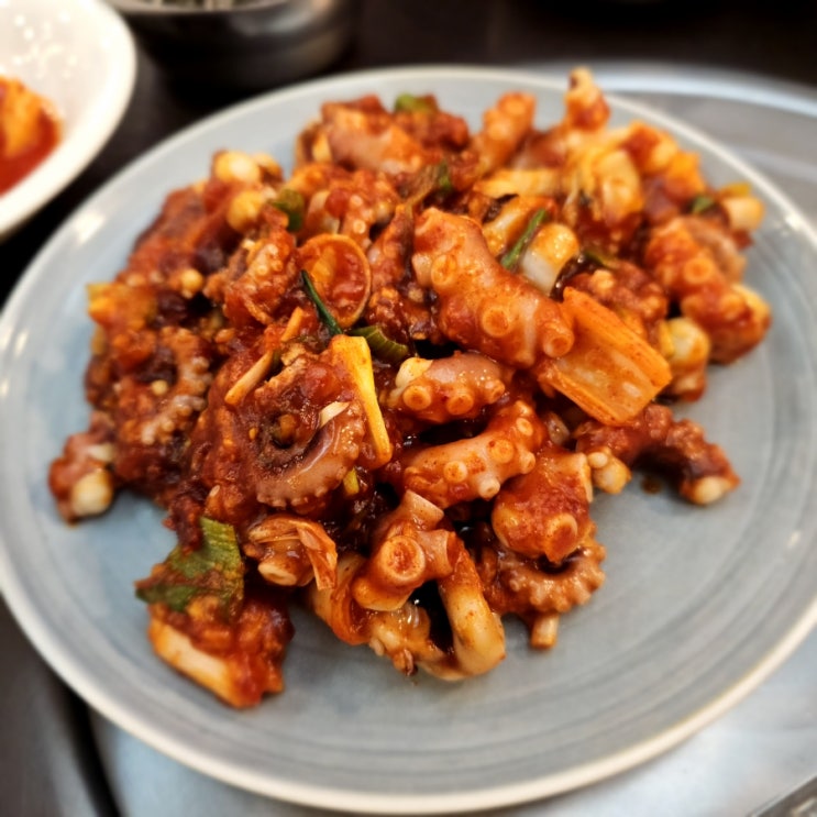  땡땡 낙지볶음 비빔밥 맛있게 먹을 수 있는 점심 식사