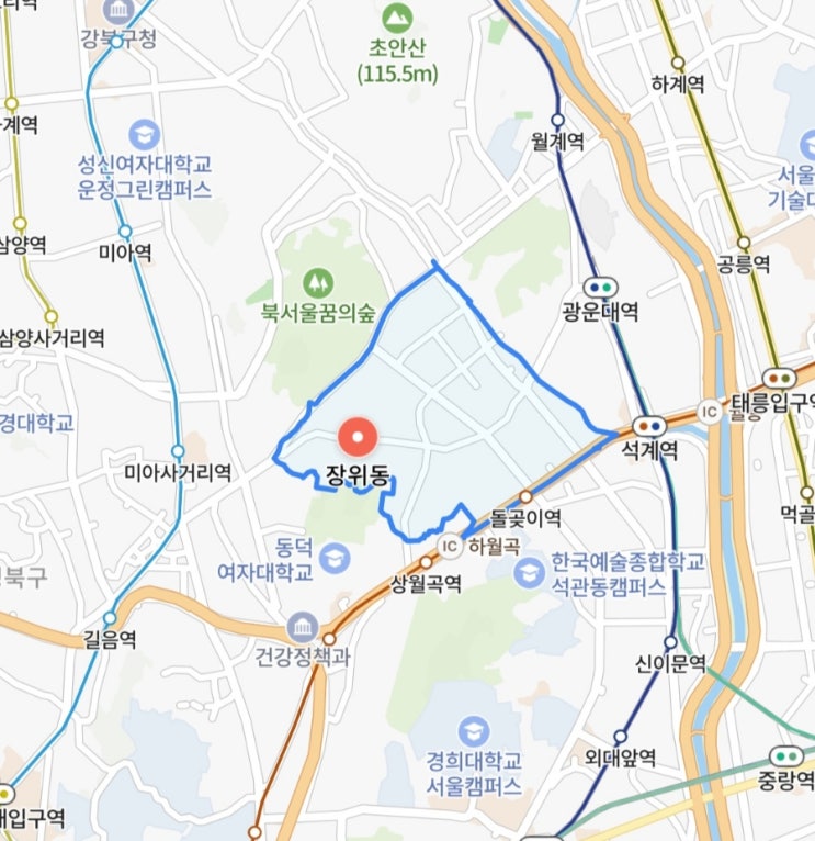  서울 성북구 장위동 아파트 실거래가 흐름 살펴보기