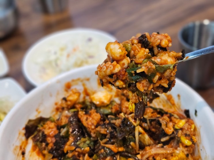  야탑역 점심 10년 단골인 신미낙지 낙지비빔밥이 맛있어요